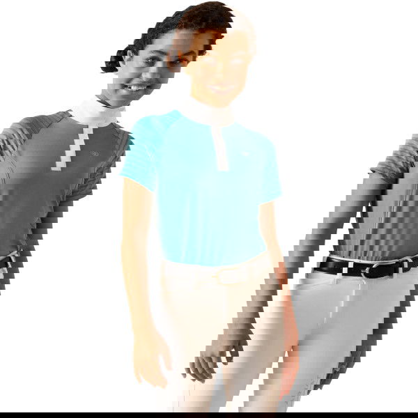 Ariat Mädchen Turniershirt Aptos Vent, kurzarm