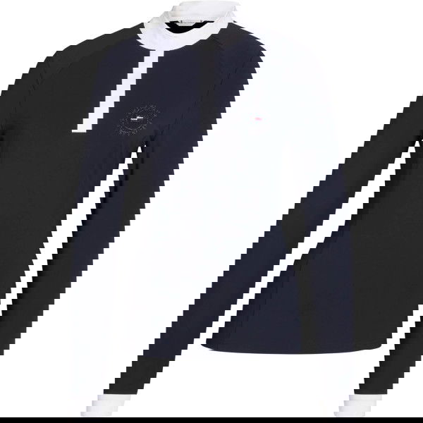 Tommy Hilfiger Equestrian Women's Competition Shirt Taylor Rhinestones FW25, long-sleeved