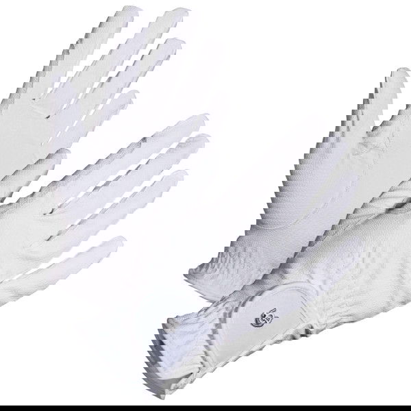 Equestrian Stockholm Reithandschuhe Damen Motion White, Kunstleder