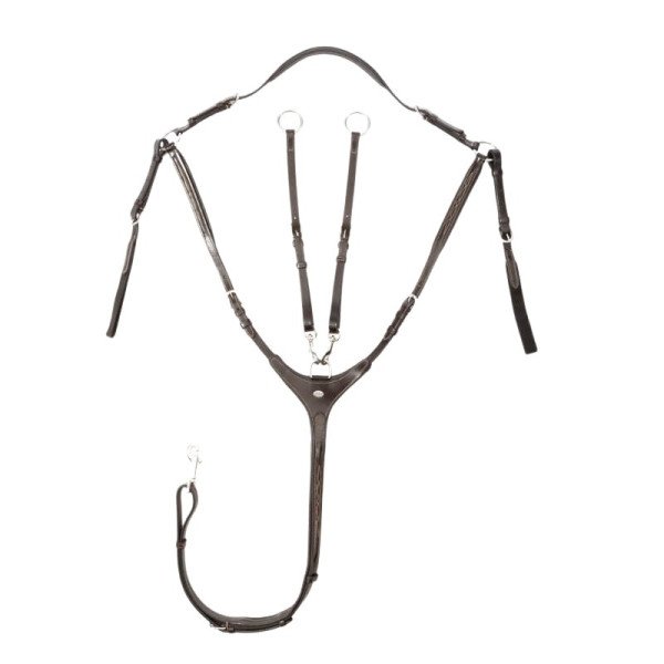 Kavalkade breastplate Diandro 3 point, with martingal fork
