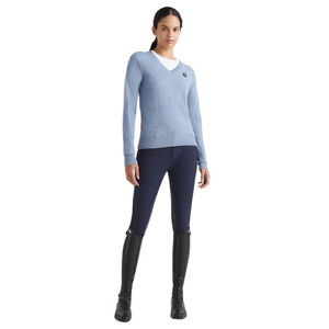 Tommy Hilfiger Equestrian Women's Pullover V-Neck Light FW22 Tommy Hilfiger Equestrian Women's Pullover V-Neck Light FW22