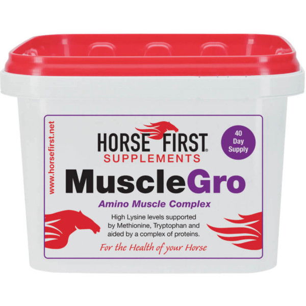 Horse First Muscle Gro, Ergänzungsfuttermittel, für die Muskulatur, Pulver