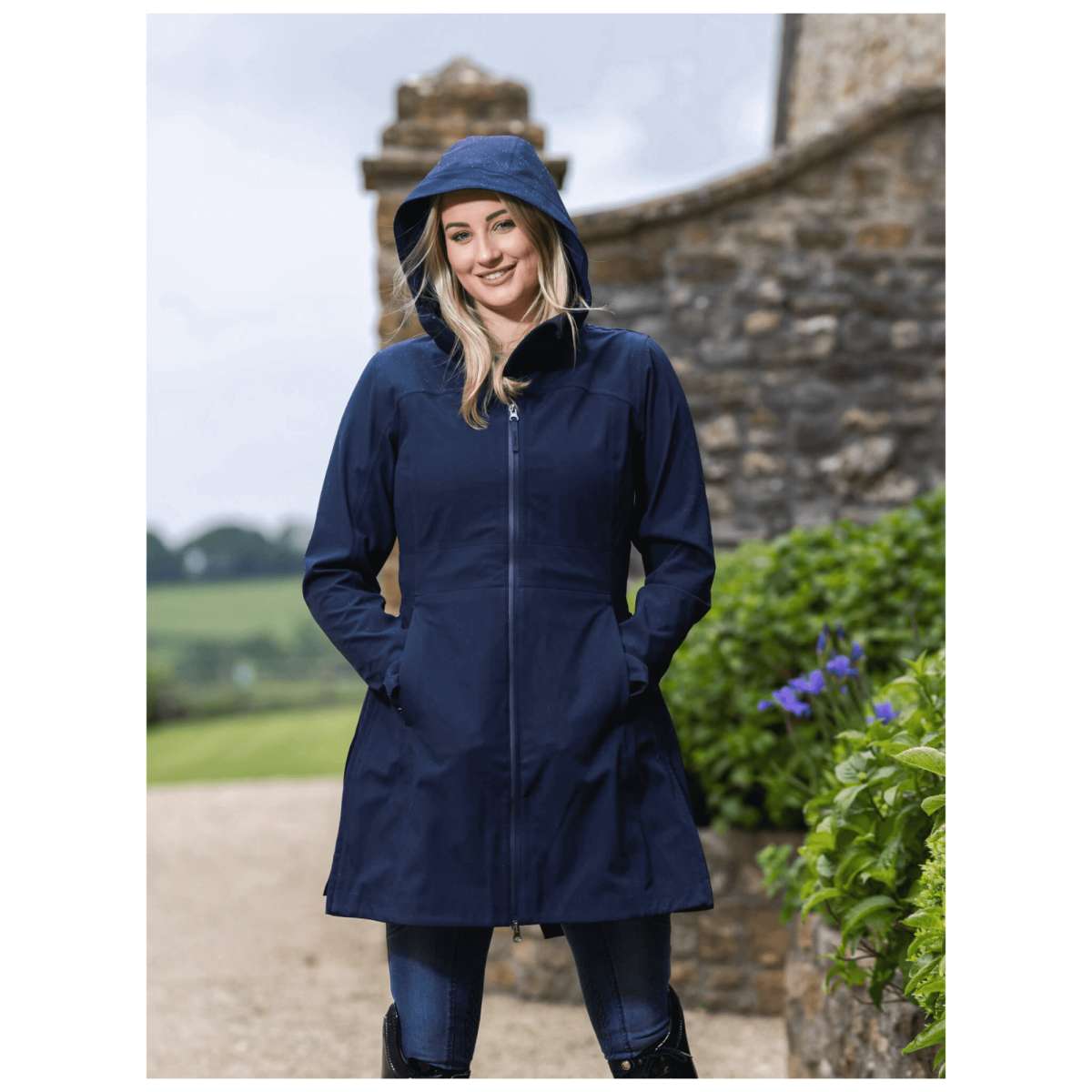 ブリーフィングレディースウォーム フルジップジャケットサイズLネイビー LeMieux Women's Raincoat Maisie | FUNDIS Equestrian