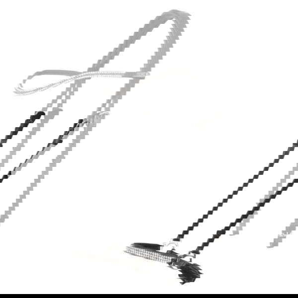 Kavalkade Noseband Aradis-Hvitur, Dropped Noseband, for Icelandic Horses