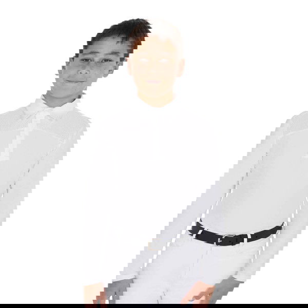 Equestro Boy's Competition Shirt, long-sleeved