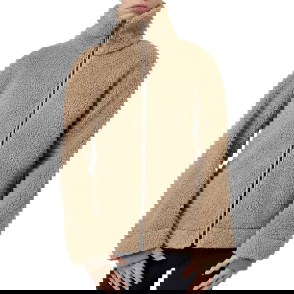 Equestrian Stockholm Women's Jacket Teddy Fleece Sand, Fleece Jacket