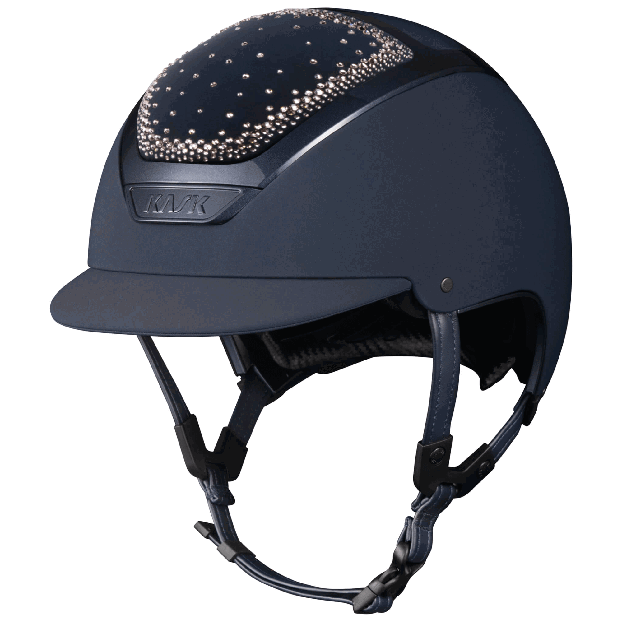 Kask Reithelm Dogma Chrome Swarovski In-Out Vintage Rose