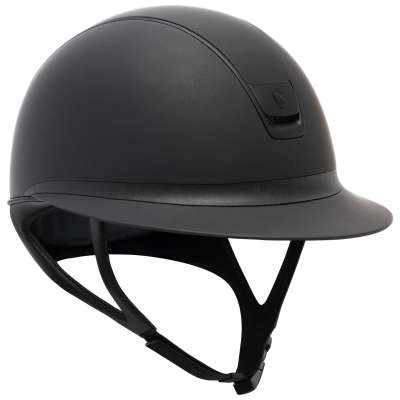 Samshield Reithelm Miss Shield 2.0 Shadowmatt,Frontal Band Synthetic, Trim + Blason Matt, Dark Line