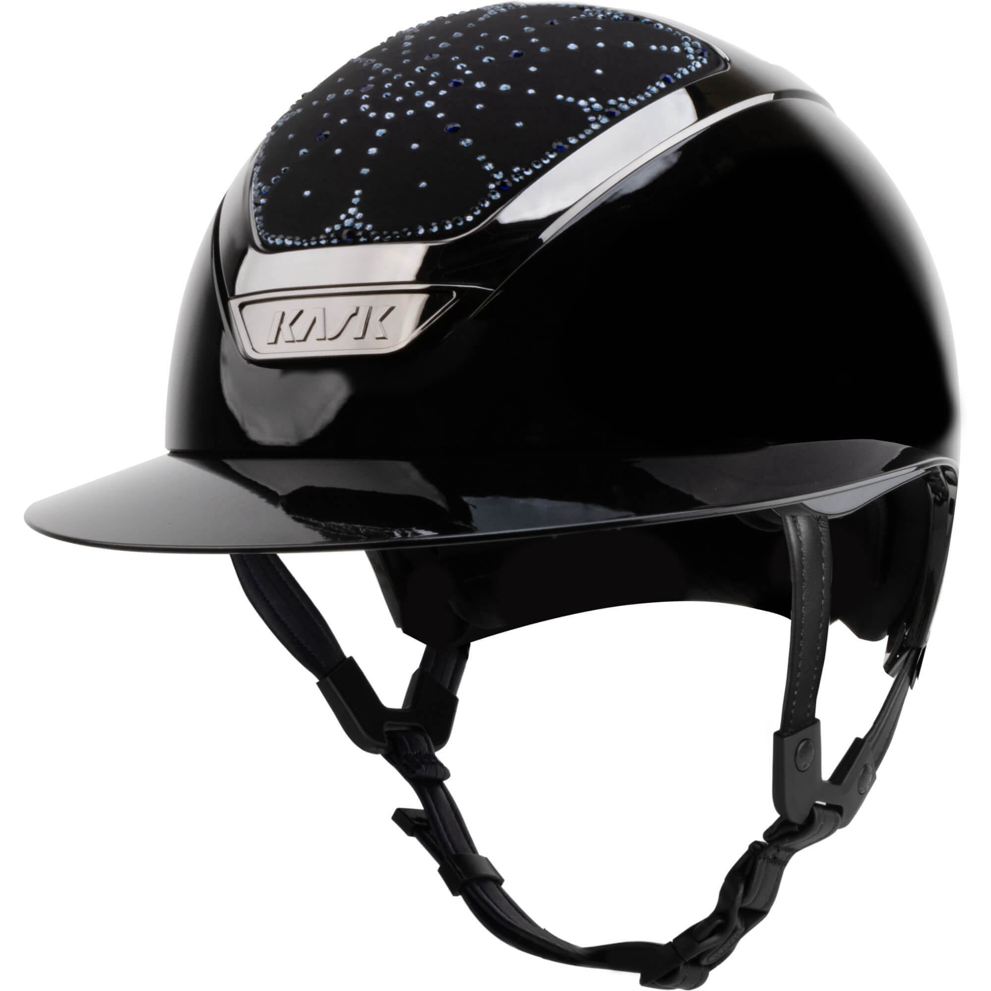 Kask Reithelm Star Lady Pure Shine Swarovski Riviera Montana Mix