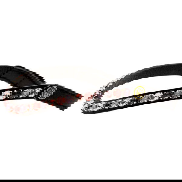 Bridlery Browband, Curved, Switch-It System, with Stellux Stones, without Edging