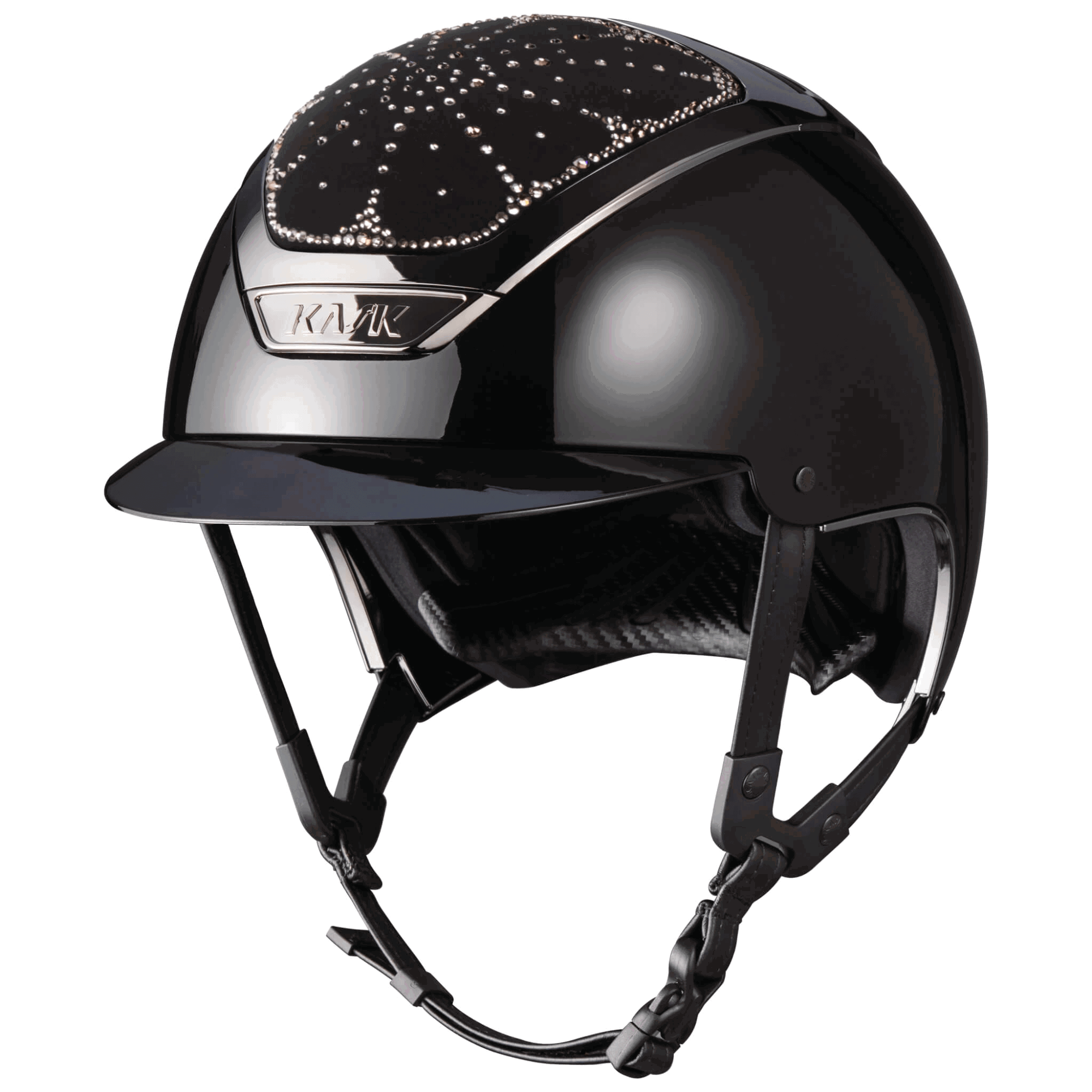 Kask Reithelm Dogma Pure Shine Swarovski Riviera Vintage Rose Mix