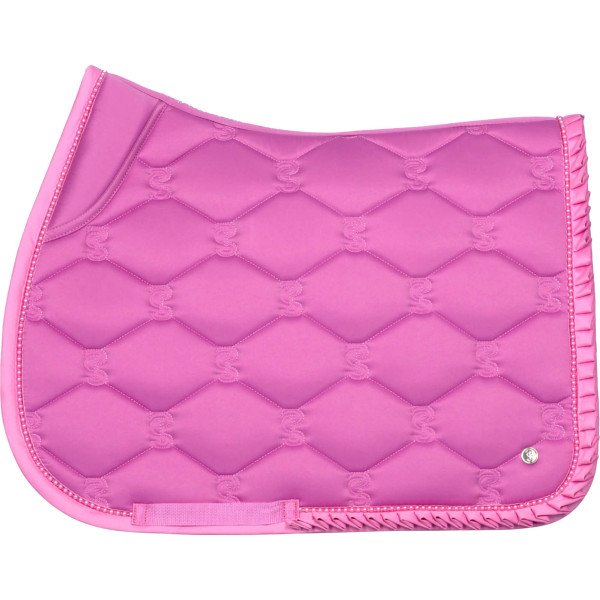 PS of Sweden Saddle Pad Ruffle Pearl SS24, Jumping Saddle Pad