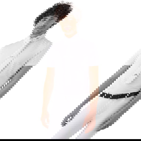 Equiline Men's Competition Shirt Ethan, Competition Polo, Short Sleeve