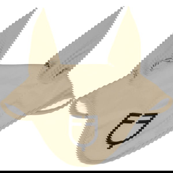 Equestro Fliegenhaube Stretch with Logo, Fliegenmütze, Fliegenohren