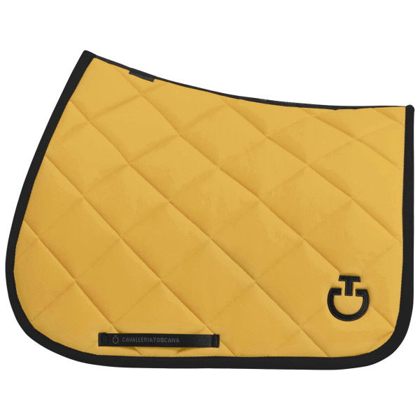 Cavalleria Toscana Saddle Pad Diamond Quilted Jersey FW24, Jumping Saddle Pad