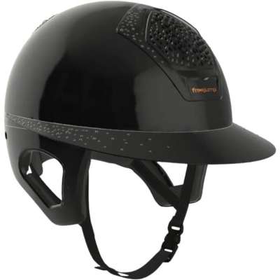 Freejump Reithelm Voronoï Glossy Crystal, mit Schläfenschutz