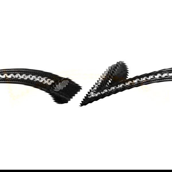 Bridlery Browband Texas, V-Shape, Switch-It System, with Stellux Stones, without Edging