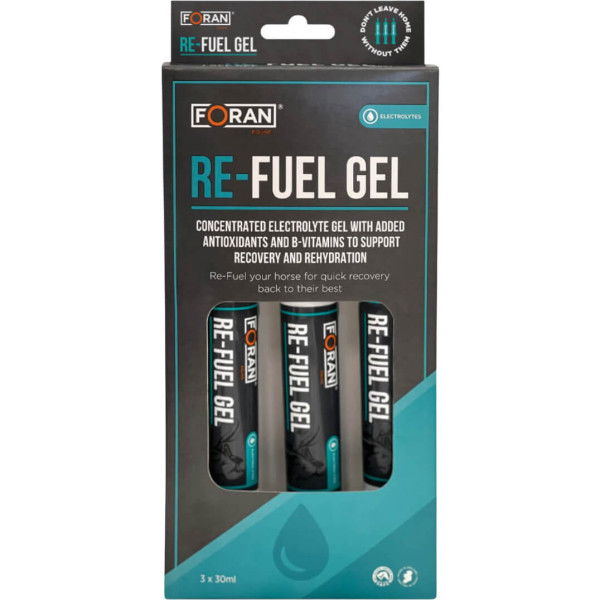 Foran Equine Re-Fuel Gel, Supplementary Feed, Electrolyte, Paste