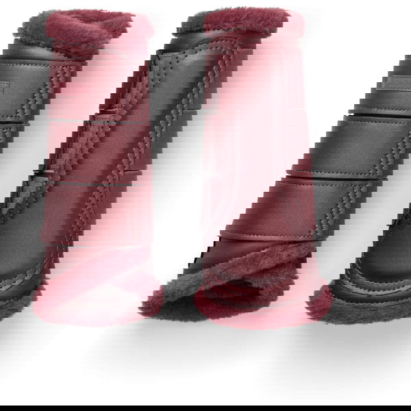 Equestrian Stockholm Brushing Boots Amber Rose Dressage Brushing Boots, Faux Fur