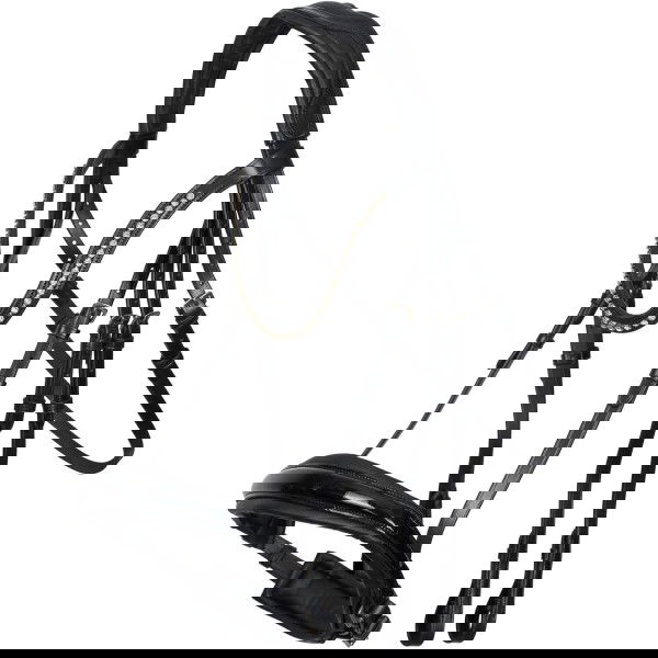 Imperial Riding Double Bridle IRHFria, Swedish Noseband, without Reins