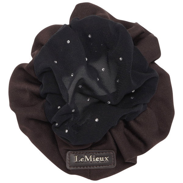 LeMieux Scrunchie mit Kristall-Haarnetz FS26, inkl. Haargummi