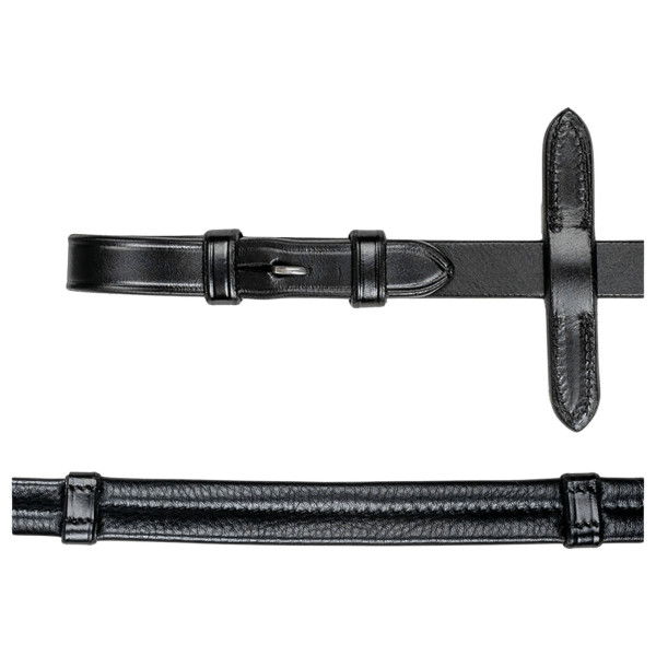 Waldhausen Reins Supersoft, Leather Reins, with Bars, 16 mm