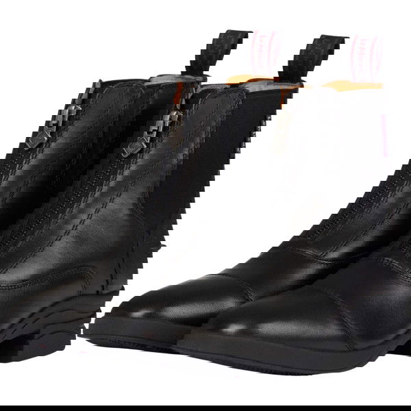 LeMieux Kid's Ankle Boots Zip, with Front Zip, Leather