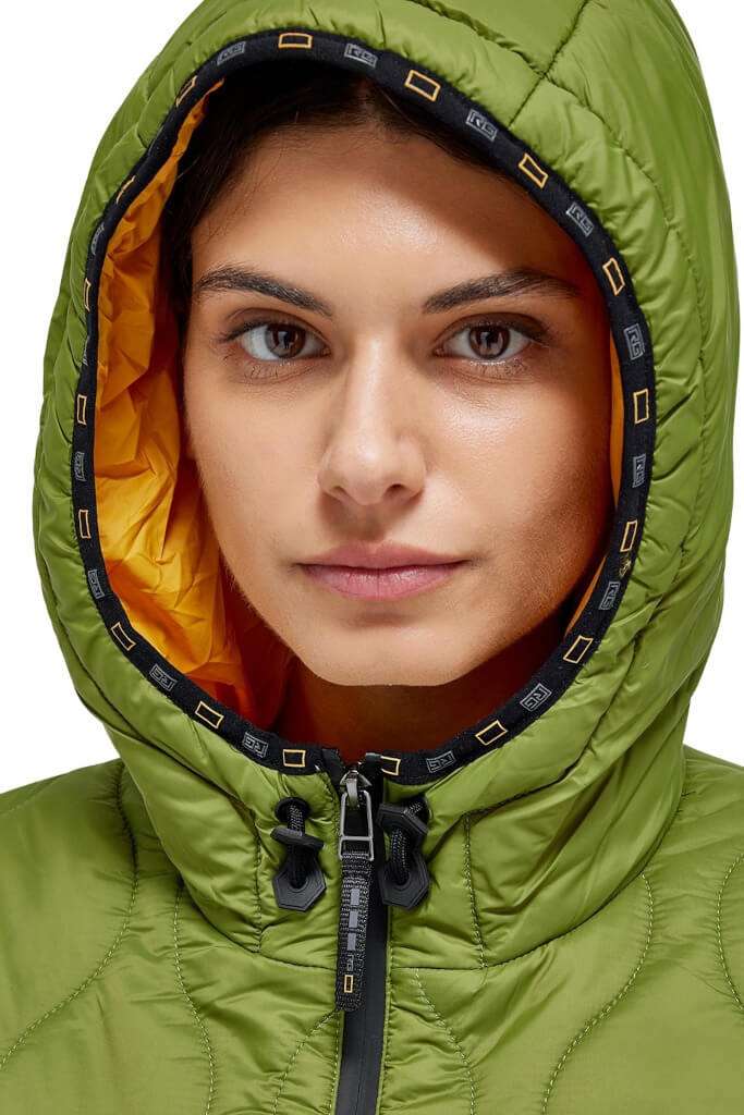 Women's nylon jacket with hood cheap