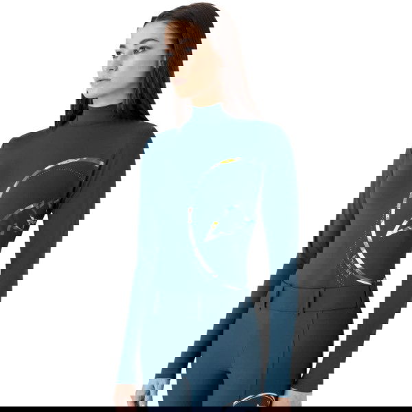 Equiline Shirt Damen Eblec HW25, Trainingsshirt, Rollkragen, langarm