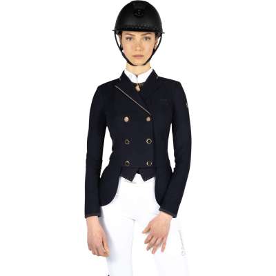 Samshield Frack Damen Short Crystal Fabric, Kurzfrack, Dressurfrack