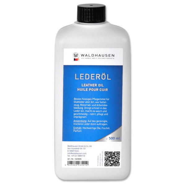 Waldhausen Leather Oil, Leather Care, Saddle Care