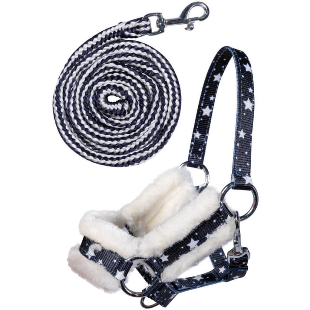 HKM Hobby Horse Halfter Set, mit Strick