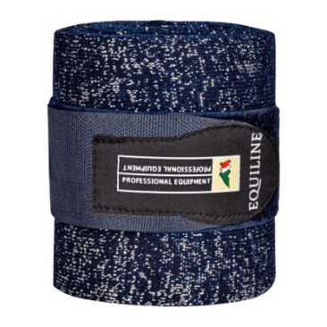 Equiline Bandagen Glitter, Stallbandagen, 2er Set