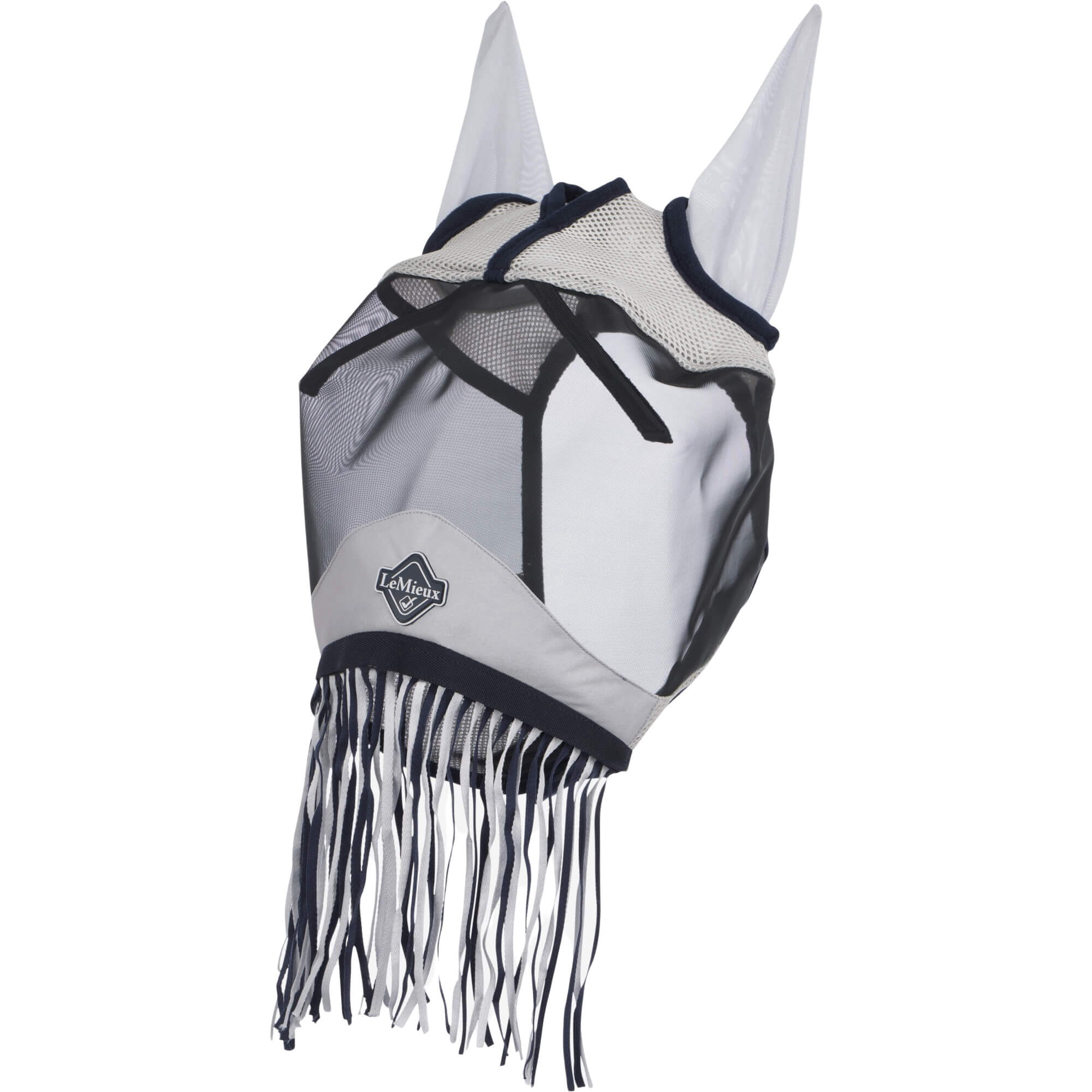 LeMieux Fliegenmaske Fringe, mit Ohrenschutz, mit Fransen, UV-Schutz