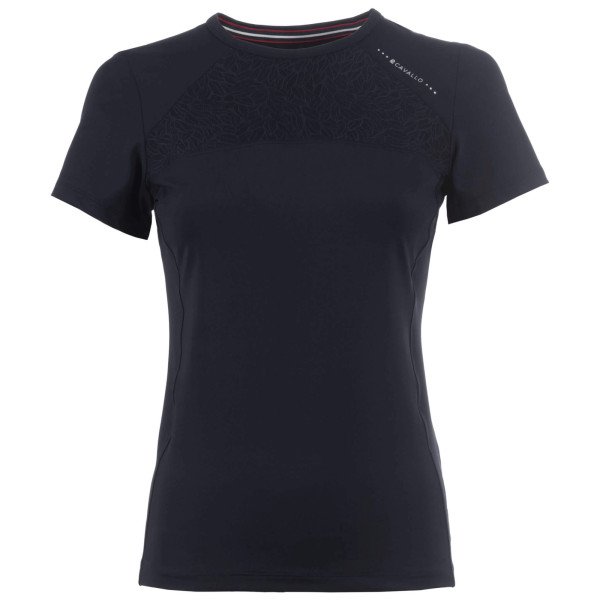 Cavallo Women´s Shirt Caval Lace R-Neck Shirt SS24, Training Shirt, long-sleeved