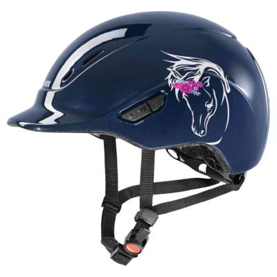 Uvex Riding Helmet Kidoxx Dekor Shiny, Kid's Riding Helmet