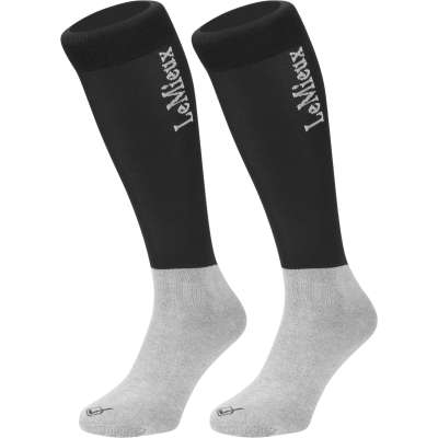 LeMieux Riding Socks Competition Socks, Set of 2