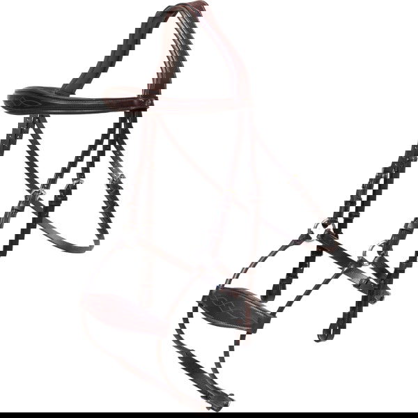 Dyon Trense Hybrid Bridle NEC, ohne Zügel