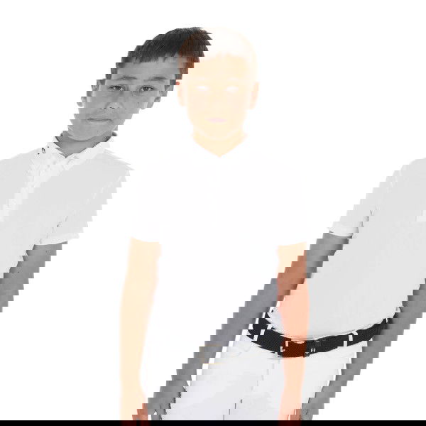 Equestro Boy's Competition Shirt, short-sleeved