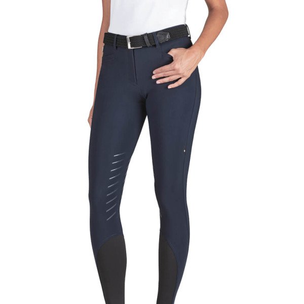 Equiline Women's Riding Breeches Catirk SS23, Knee Patches, Knee-Grip
