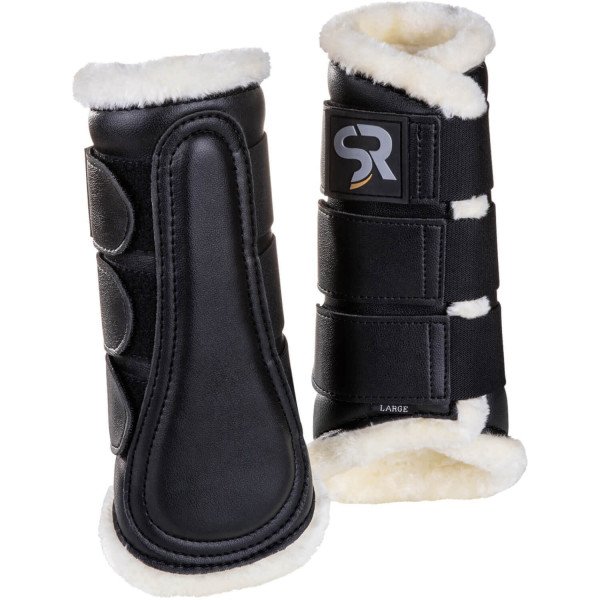 Sunride Leather Dressage Boots, with Fur, Set of 2