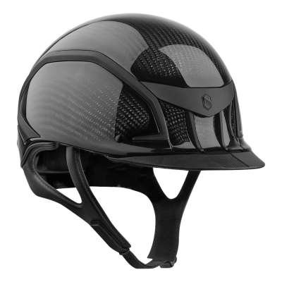 Samshield Riding Helmet XJ Glossy, Trim Matt Black, Blazon Black, Dark Line