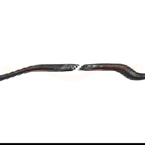 Dyon Browband Laced DC, leather, curved