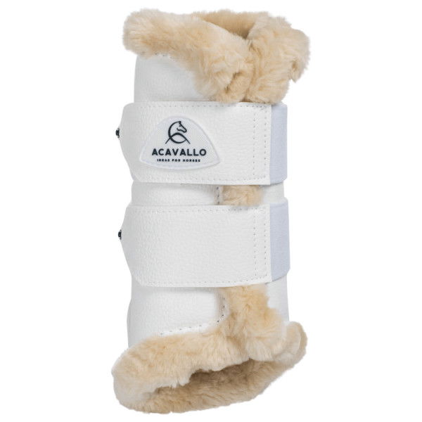 Acavallo Tendon Boots Eco-Leather, with Synthetic Fur