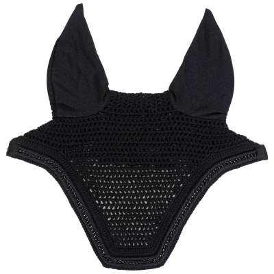 Kentucky Horsewear Fliegenhaube Wellington Metal Chain, Fliegenmütze, Fliegenohren