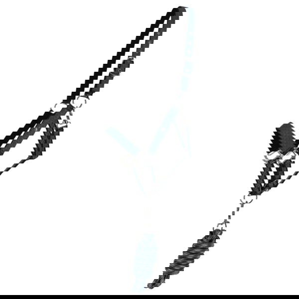 QHP Halter Set Turnout Collection FW25, Nylon Halter, with Lead Rope