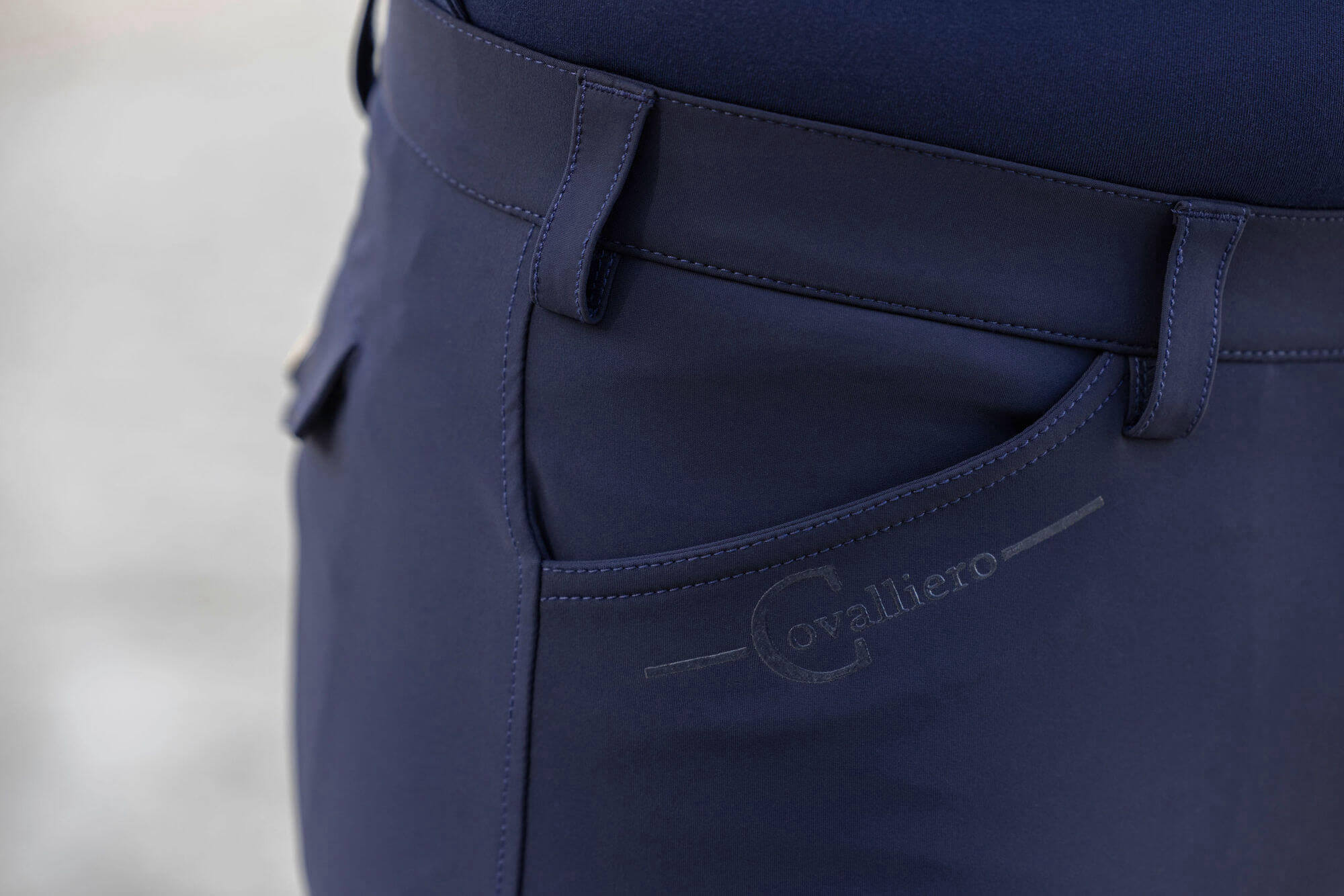 Pantaloni Da Equitazione Covalliero Techno - Gamba Dritta, Elasticizzati, Con Rinforzo, Per Uomo
