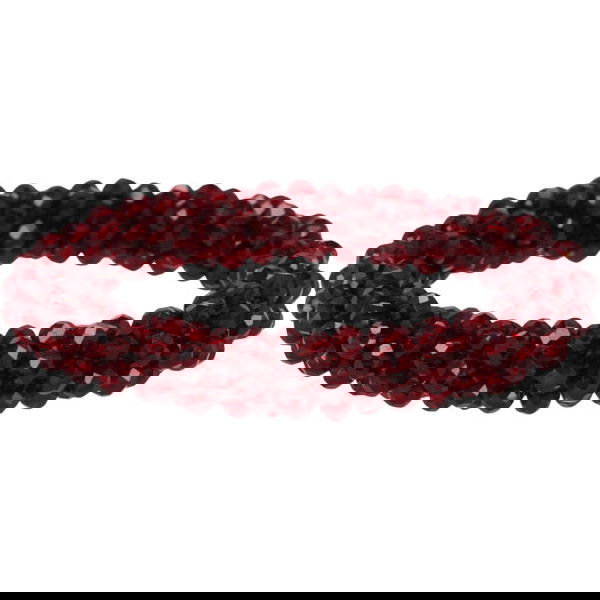 QHP Hair Knotted Ribbon Shine