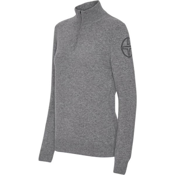 Trolle Pullover Damen Half Zip HW24, Kaschmir- und Wollpullover