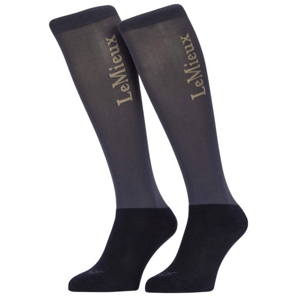 LeMieux Reitsocken Competition Socks FS25, Kniestrümpfe, 2er Set